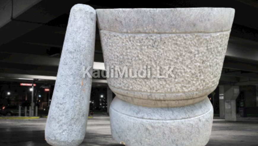 Mortar & Pestle Hand Made Granite | Gal Wangediya