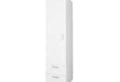 Single Door-Wardrobe-White (Soft-Close)