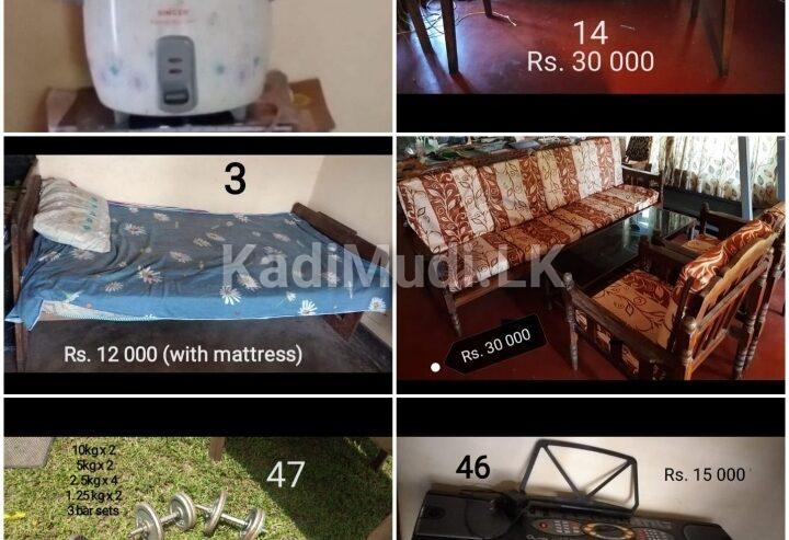 House Hold Items for Sale