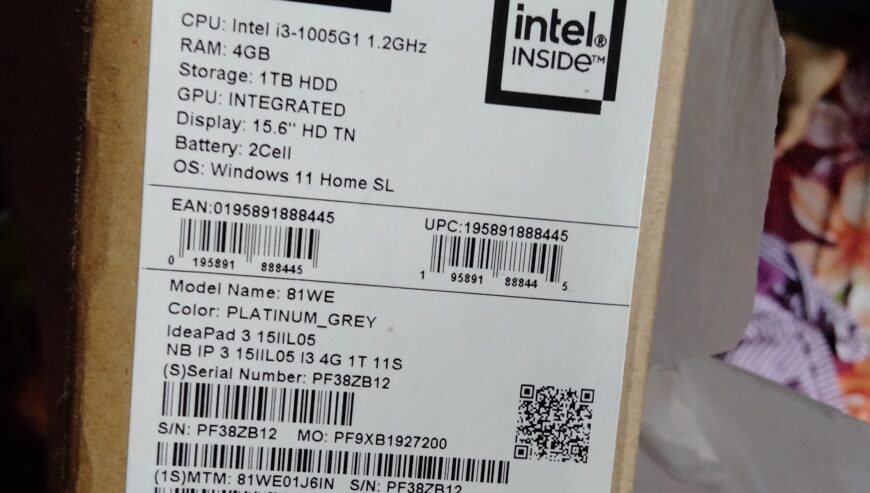 Lenovo Intel Core i3 IdeaPad