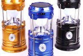 Rechargeable LED Camping Lantern Solar Flashlight