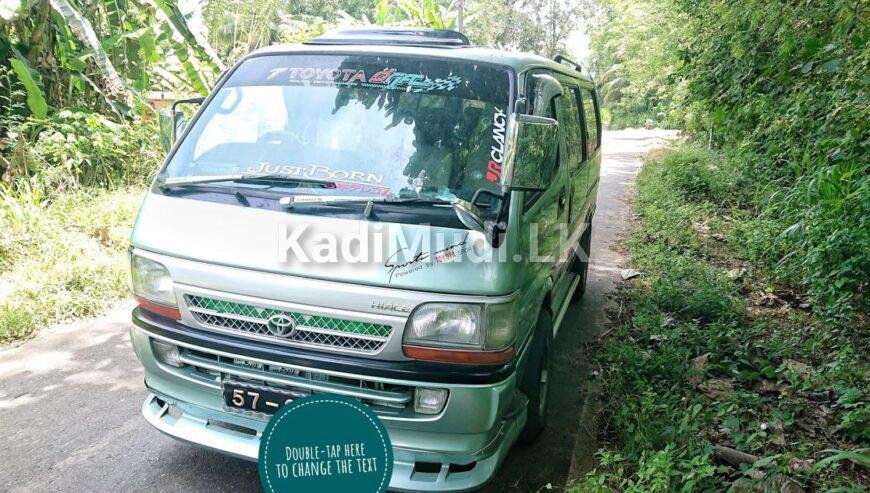 toyota hiace 57-0000 good condition van