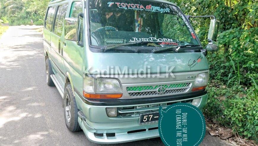 toyota hiace 57-0000 good condition van