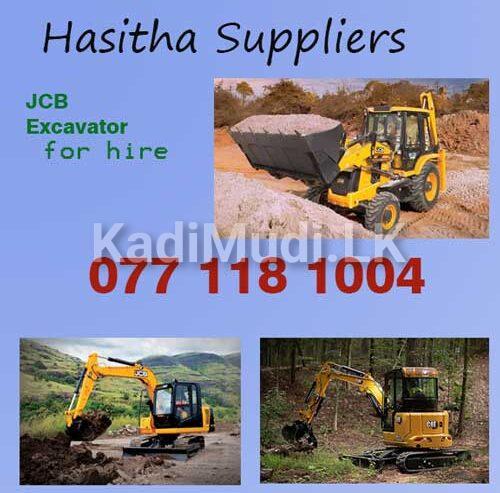 JCB Excavator For Hire Nittambuwa