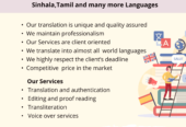 Professional Translation Services