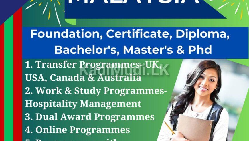 Study in Foreign International Universities