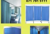 Bed Side Screens, Foldable Curtains for Hospitals