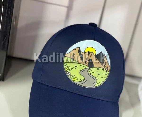 Sunset Mountain Pathway Cap – Custom Printed Caps