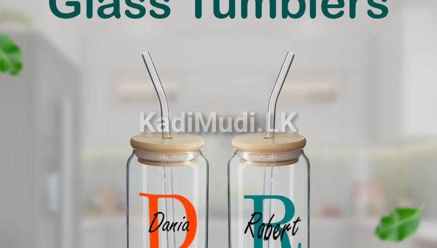 Printed Glass Tumblers